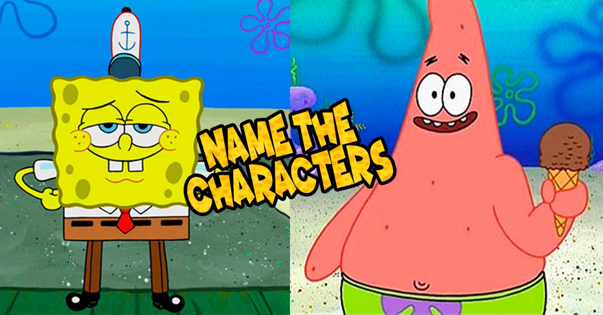 spongebob squarepants characters names